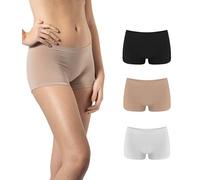 Risalti Bragas Mujer de Cintura Baja Microfibra 3 uds - Braguitas Bóxer Mujer Elásticas, Bragas Microfibra Sin Costuras y Etiquetas, Ropa Interior Transpirable más Suave que el Algodón - Hecho en