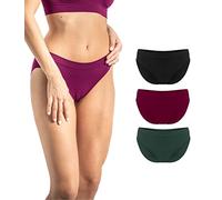 Risalti Bragas Mujer Microfibra 3 Pz - Pack Braguitas Mujer Transpirables, Sin Costuras y Etiquetas, Ropa Interior Suave y Elástica Más Confortable Que el Algodón - Made in Italy