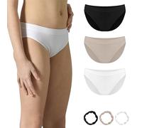 Risalti Braguitas Niña Microfibra 3 Pcs - Bragas Niña Transpirable sin Costuras, Culotte Suave y Elástica, Pulseras de Colores Omaje - Made in Italy