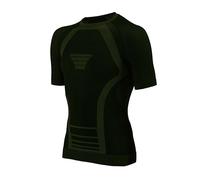 Risalti Camiseta térmica de manga corta unisex Extreme,Ropa interior térmica para hombre y mujer, media manga de microfibra, ropa técnica, transpirable, termorregulante, sin costuras, Hunter Green, M