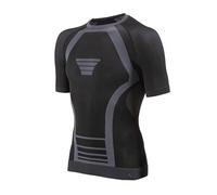 Risalti Camiseta térmica de manga corta unisex Extreme,Ropa interior térmica para hombre y mujer, media manga de microfibra, ropa técnica, transpirable, termorregulante, sin costuras, gris, M