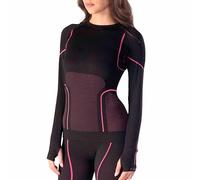 Risalti Camiseta térmica de mujer de manga larga Merino Tech - Camisetas térmicas para mujer de compresión de lana merino, ropa interior térmica mujer invierno, térmica mujer sin costuras - Made in