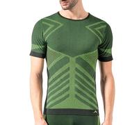 Risalti Camiseta Termica Hombre Manga Corta Energy - Camiseta Manga Corta Hombre Elástica y Transpirable, Ropa Interior Hombre, Camiseta Interior Hombre Sin Costuras - Made in Italy