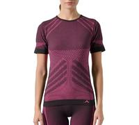 Risalti Camiseta Termica Manga Corta Mujer Energy - Jersey Técnico, Transpirable, Compresivo, Ropa Interior Térmica Sin Costuras y Etiquetas, Esquí, Trekking, Running, Ciclismo - Made in Italy