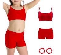 Risalti Conjunto Top Niña y Culotte Niña Microfibra - Top Deportivo Niña Y Bragas Niña, Braguitas Niña Y Tops Niña, Ropa Niña Sin Costuras Pulseras De Regalo - Made In Italy