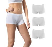 Risalti Culotte Mujer Sin Costura Pack 3 - Boxer Mujer Microfibra, Braga Pantalon Sin Costura y Etiquetas Invisible, Culotes Elásticos, Transpirables y Suaves - Made in Italy