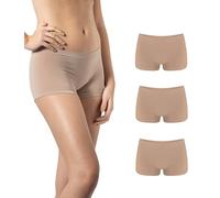 Risalti Culotte Mujer Sin Costura Pack 3 - Boxer Mujer Microfibra, Braga Pantalon Sin Costura y Etiquetas Invisible, Culotes Elásticos, Transpirables y Suaves - Made in Italy