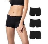 Risalti Culotte Mujer Sin Costura Pack 3 - Boxer Mujer Microfibra, Braga Pantalon Sin Costura y Etiquetas Invisible, Culotes Elásticos, Transpirables y Suaves - Made in Italy