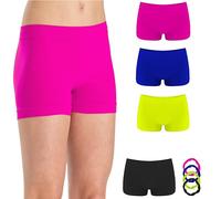 Risalti Culotte Niña en Microfibra de Colores 3 PZ - Ropa Niña, Bragas Niña, Ropa Interior Niña, Braguitas Niña Elásticas, Short Niña Sin Costuras, Brazaletes de Regalo - Made in Italy