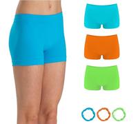 Risalti Culotte Niña en Microfibra de Colores 3 PZ - Ropa Niña, Bragas Niña, Ropa Interior Niña, Braguitas Niña Elásticas, Short Niña Sin Costuras, Brazaletes de Regalo - Made in Italy