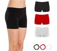 Risalti Culotte Niña en Microfibra de Colores 3 PZ - Ropa Niña, Bragas Niña, Ropa Interior Niña, Braguitas Niña Elásticas, Short Niña Sin Costuras, Brazaletes de Regalo - Made in Italy
