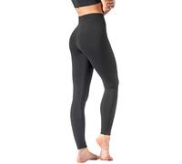 Risalti Leggings para mujer con efecto vientre plano Plus Cubre - Leggings de cintura alta contorneadas elásticas de microfibra, leggings deportivas opacas sin costuras para mujer - Fabricado en