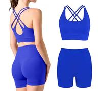 Risalti Leggings Push Up Shorts Deportivos Mujer Sculpt - Pantalones Cortos Mujer, Leggings Deportivos Mujer Yoga y Fitness, Leggings Mujer Cintura Alta Sin Costuras - 100% Made in Italy, S/M