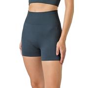 Risalti Leggins Mujer Cintura Alta Short Acanalado Ilena - Mallas Deporte Mujer, Shorts Mujer, Leggings Mujer, Pantalones Cortos Mujer, Mallas Mujer, Pantalon Yoga Mujer sin Costuras - Made in Italy