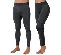 Risalti Mallas Térmicas Unisex de Lana Merino - Leggins Térmicos para Mujer y Hombre, Pantalones de Invierno, Jeggins sin Costuras - Deporte Técnico - Made in Italy