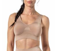 Risalti Sujetador Sin Aros con Hombros Anchos - Moldeador En Microfibra, Bralette, Top, Ropa Interior Sin Costuras - Made In Italy