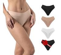 Risalti Tangas Mujer Pack Slip en Microfibra 3 Piezas - Ropa Interior Mujer, Braguitas Mujer Sin Costuras Más Cómodas Que Las Bragas Mujer Algodon, Perizoma Ropa Mujer Transpirable - Made in Italy