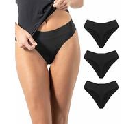 Risalti Tangas Mujer Pack Slip en Microfibra 3 Piezas - Ropa Interior Mujer, Braguitas Mujer Sin Costuras Más Cómodas Que Las Bragas Mujer Algodon, Perizoma Ropa Mujer Transpirable - Made in Italy