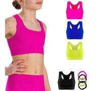 Risalti Top Olímpico Microfibra 3 Pz - Sujetador Deportivo Sin Costuras - Camiseta Tirantes, Top Crop, Ropa con Brazaletes - Made In Italy