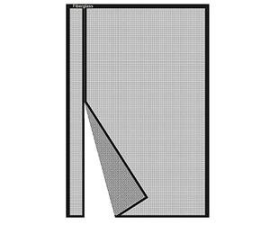 Risareyi Mosquitera Puerta Magnética en Fibra de Vidrio 180x210cm, Negro