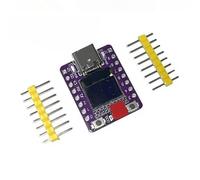 RISC V - Plataforma de desarrollo con pantalla LED integrada, WiFi, compatible con Bluetooth, conexión D