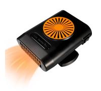 Riscaldatore Auto Portatile - Sbrinatore Parabrezza Veicoli 12v/24v | Ventilatore Termico Antiappannamento 360° Orientabile Per Viaggi Pendolari Guida Sicura | Riscaldatore Veicolo Portatile Sbrin