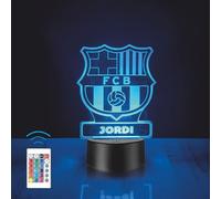 Riscko Lámpara Personalizada Equipos Fútbol. Regalos Originales Cumpleaños Infantiles.Regalos para Hombres, Día del Padre (Barcelona)