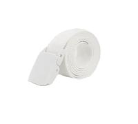 Risdany Cinturón táctico de nailon, hebilla fácil ajustable, cinturón de lona, accesorios para vaqueros para hombres y mujeres,Blanco,100