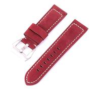 Risdany Correa de cuero de 20-26 mm, acabado brillante/mate, piezas de repuesto multifuncionales, combina con varios estilos.,26 mm