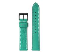 Risdany Correa de cuero para hombre de 18-22 mm, equipada con cierre de liberación rápida y estampado de palmeras pintado a mano, adecuada para uso diario.,20 mm