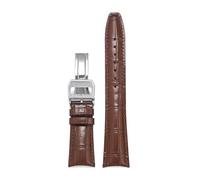 Risdany Correa de cuero para hombre de 20-22 mm con cierre plegable de liberación rápida y práctico ajuste seguro, que permite cambiar de estilo fácilmente.,20 mm