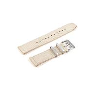 Risdany Correa de Nailon 20mm 22mm para Reloj - Pulsera Deportiva Impermeable Unisex, Cinturón Suave de Lona para Hombres y Mujeres,Caqui,22mm
