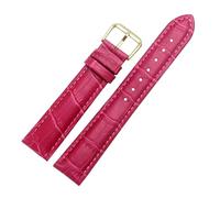 Risdany Correa de piel de cocodrilo para hombre, de 12 a 22 mm, con elegante diseño texturizado, cómoda y transpirable, incluye piezas de repuesto.,22 mm