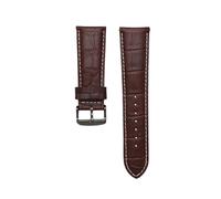 Risdany Correa de piel para hombre de 22-28 mm con hebilla clásica de pasador, clásica y duradera, piezas de repuesto universales. Piezas de repuesto disponibles:,18 mm
