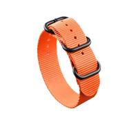 Risdany Correa de reloj de nailon engrosada de una sola capa para hombres y mujeres, 18-28 mm de ancho, duradera y cómoda.,19 mm