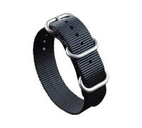Risdany Correa de reloj de nailon engrosada de una sola capa para hombres y mujeres, 18-28 mm de ancho, duradera y cómoda.,21 mm