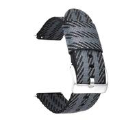 Risdany Correa de reloj de nailon para hombre, 20 mm/22 mm de ancho, color negro, con liberación rápida y accesorio de repuesto.,Gary el negro,22 mm