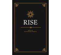 Rise Above All: Premium Motivational Notebook for Teen Girls | Dotted Journal 110 Pages, 6×9 | Black Gold Sun Design