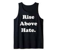 Rise Above Hate Empowerment Inspiration Camiseta sin Mangas