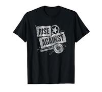 Rise Against - Patched Up - Merchandise Oficial Camiseta, Hombre, Negro, L