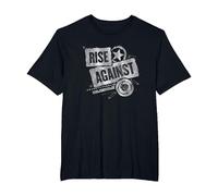 Rise Against - Patched Up - Merchandise Oficial Camiseta, Hombre Tallas Grandes, Negro, 6X Alto