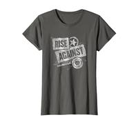Rise Against - Patched Up - Merchandise Oficial Camiseta, Mujer, Asfalto, XL