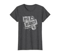 Rise Against - Patched Up - Merchandise Oficial Camiseta, Mujer, Jaspeado Oscuro, 3XL