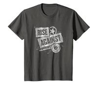 Rise Against - Patched Up - Merchandise Oficial Camiseta, Niños, Asfalto, 12 años