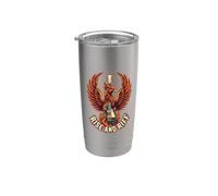 Rise And Riff Phoenix es Life Rock Music Lover Fan Roll Club Vaso térmico de acero inoxidable de doble pared