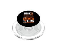 Rise and Shine It's Ballin Time Baloncesto PopSockets PopGrip para MagSafe