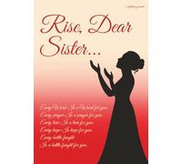 Rise Dear Sister: a reflection journal: Lined inspirational notebook with white & red sunset for prayers, sermon notes, Bible study, and quiet time devotional writing, 7x10, Great gift for women!