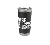 Rise In Silence Panther Vaso térmico de acero inoxidable de doble pared