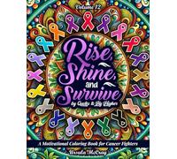 Rise, Shine, and Survive | Quotes to Fly Higher | Volume 12 | 50 Messages of Courage for Cancer Warriors that Heal, Inspire, and Uplift | A Motivational Coloring Book for Cancer Fighters