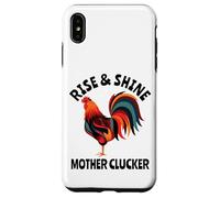 Rise & Shine Madre Clucker Gallo Gracioso Granja Mexicana Carcasa para iPhone XS MAX